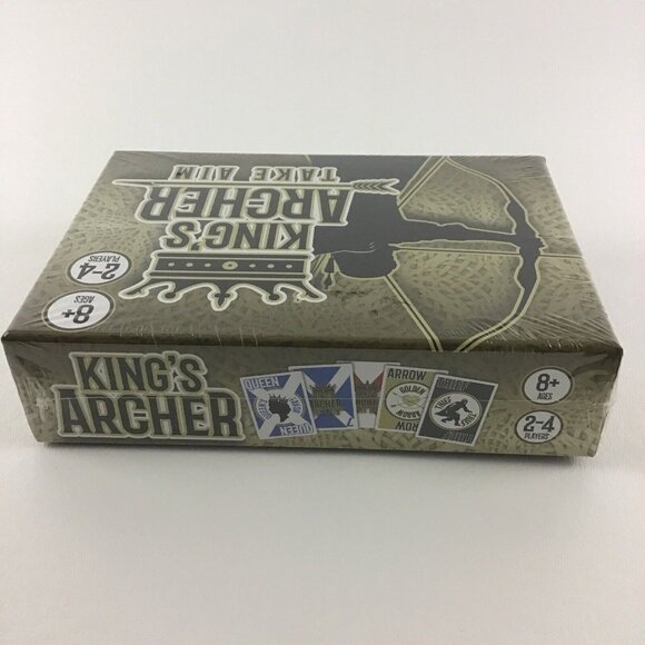 King Archer Take Aim Card Game Strategy Family Fun 2017 Topside Games New - Picture 4 of 6